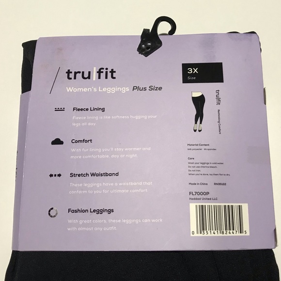 ✅🆕Fleece leggings black - Picture 3 of 7